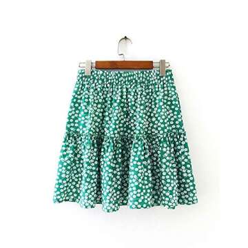 Chic Women's Flared Short Skirt for Summer Style
