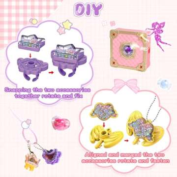 Skirfy Magic Jewelry Making Kit for Creative Girls Ages 6+