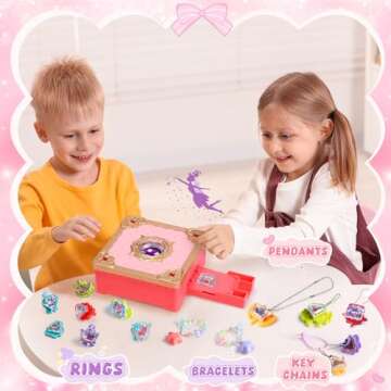 Skirfy Magic Jewelry Making Kit for Creative Girls Ages 6+