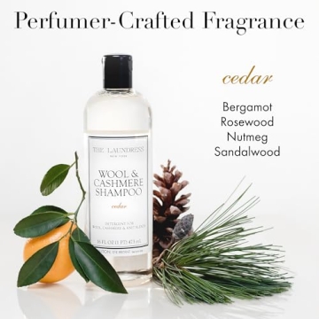 The Laundress Wool & Cashmere Shampoo, Cedar Scent, 16 Fl Oz