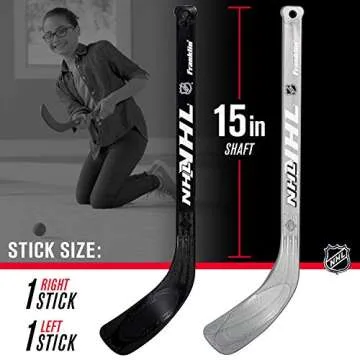 Franklin Sports Youth Mini Hockey Goal & Sticks Set - Fun for Kids