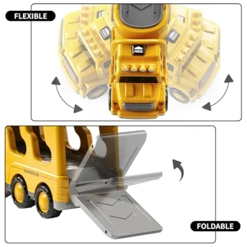 TEMI 5 in 1 Truck Toy for Kids Ages 2-6 - Engaging and Fun