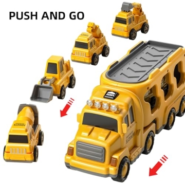 TEMI 5 in 1 Truck Toy for Kids Ages 2-6 - Engaging and Fun