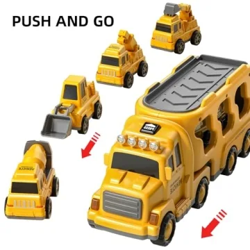 TEMI 5 in 1 Truck Toy for Kids Ages 2-6 - Engaging and Fun
