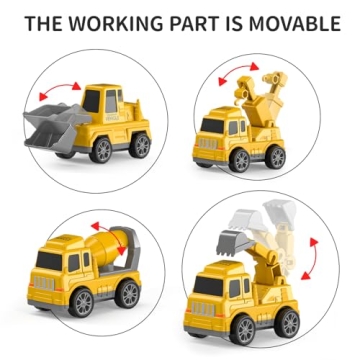 TEMI 5 in 1 Truck Toy for Kids Ages 2-6 - Engaging and Fun