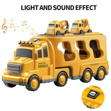 TEMI 5 in 1 Truck Toy for Kids Ages 2-6 - Engaging and Fun