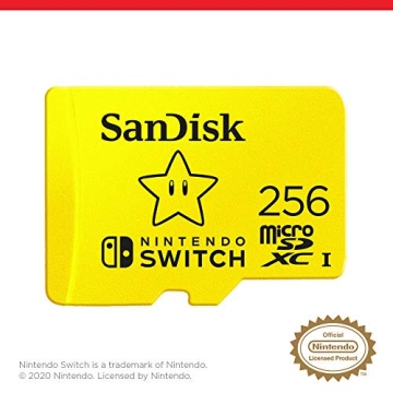 SanDisk 256GB microSDXC Card for Nintendo Switch