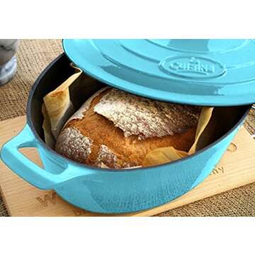 La Cuisine Enameled Cast Iron Dutch Oven with Lid