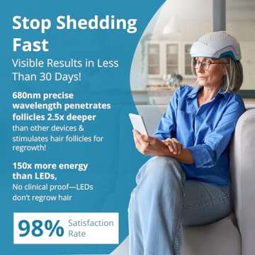 Theradome Laser Hair Growth Helmet - Effective & FDA-Cleared