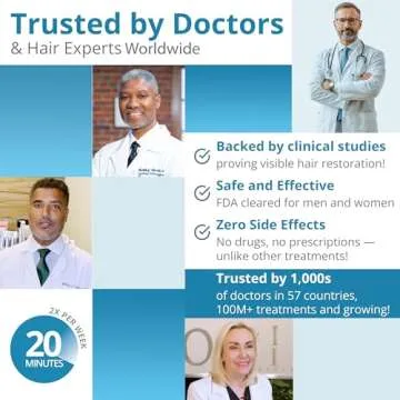 Theradome Laser Hair Growth Helmet - Effective & FDA-Cleared