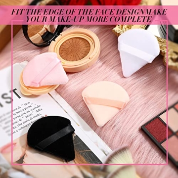 Soft Powder Puff Set - Flawless Application with 12 Puffs