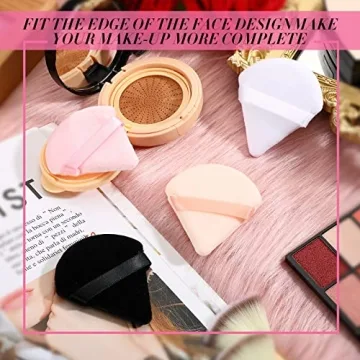 Soft Powder Puff Set - Flawless Application with 12 Puffs