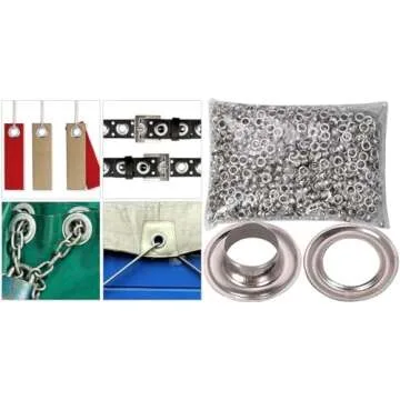Pangda Grommet Kit with 100 Set Grommets (1/4 Inch)