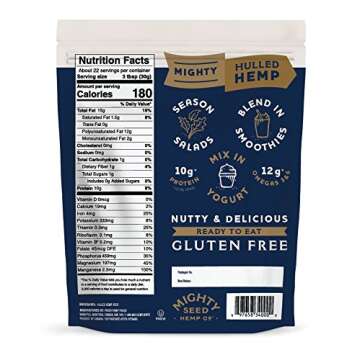 Mighty Seed Hemp Hulled Seeds - A Nutritious Addition to Your Diet