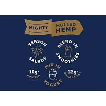 Mighty Seed Hemp Hulled Seeds - Protein & Omega Rich Superfood