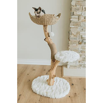 Elegant Wooden Cat Tree for Stylish Homes by MAU Lifestyle