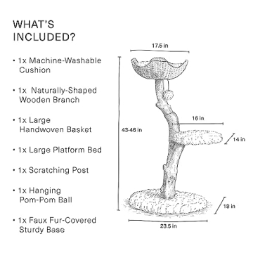 Elegant Wooden Cat Tree for Stylish Homes by MAU Lifestyle