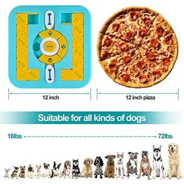 Dog Puzzle Toys, Treat Dispensing Dog Enrichment Toys for IQ Training and Brain Stimulation, Interac...