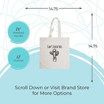 Moonlight Makers, 100% Cotton Canvas, Natural Tote Bag, Full-Color Tote, Funny Design (I Love You More Than Travis Loves Taylor)