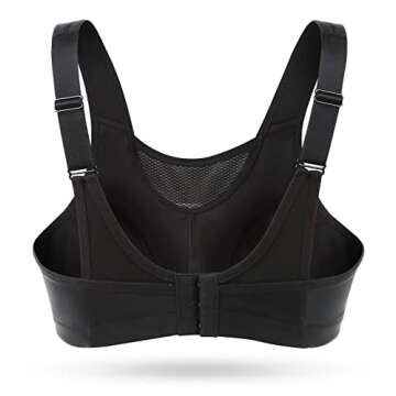 Wingslove Women's High Impact Wireless Sports Bra for Comfort