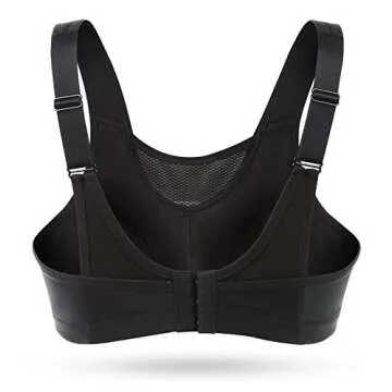 Wingslove Women's High Impact Wireless Sports Bra for Comfort