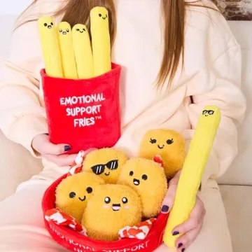 Emotional Support Fries - Fun Plush Comfort Food Toys