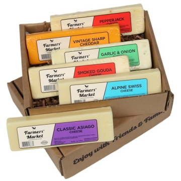Farmers' Market Cheese Block Assortment 7oz 6-Pack