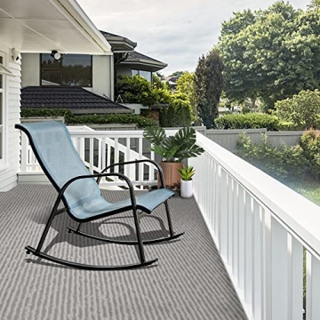 Ultimate Mesh Sling Rocking Chair for Outdoor Relaxation