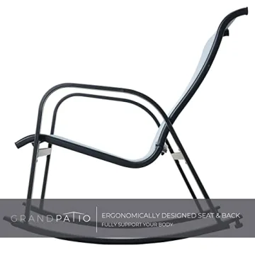 Ultimate Mesh Sling Rocking Chair for Outdoor Relaxation