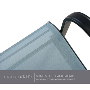 Ultimate Mesh Sling Rocking Chair for Outdoor Relaxation