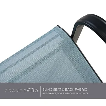 Ultimate Mesh Sling Rocking Chair for Outdoor Relaxation