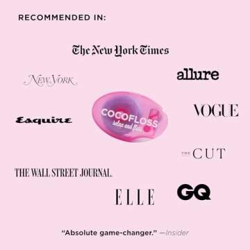 Cocofloss Woven Dental Floss, Favorites Sampler, Dentist-Designed Oral Care with Coconut Oil, Waxed, Vegan, Kid-Friendly, 1 Mint (33 yd), 2 Travel in Coconut, Strawberry (8 yd)