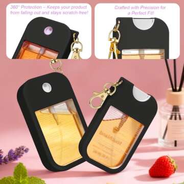 AIERSA Hand Sanitizer Spray Case - Stylish & Protective Silicone Holder