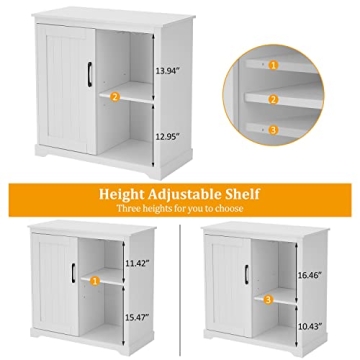 Panana Stylish Kitchen Storage Cabinet with Wine Rack