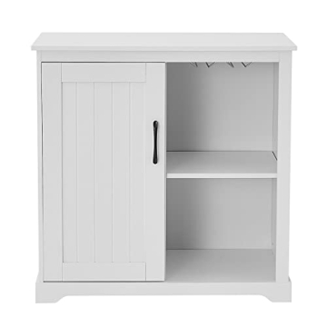 Panana Stylish Kitchen Storage Cabinet with Wine Rack