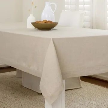 Elegant 100% Pure Linen Tablecloth for Every Occasion