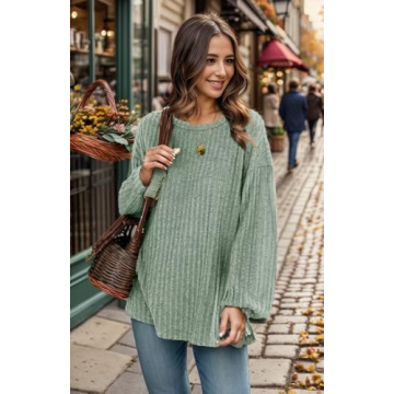 Comfy WIHOLL Women's Fall Tunic Top for Casual Wear