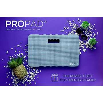 Thick Kneeling Pad, Garden Kneeler for Gardening, Bath Kneeler for Baby Bath, Kneeling Mat for Exercise & Yoga, Knee Pad for Work, Floor Foam Pad, Extra Large (XL) 18 x 11 x 1.5 Inches, Gray