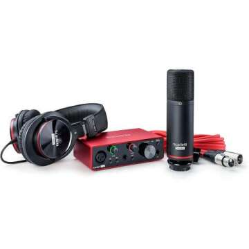 Focusrite Scarlett Solo Studio Bundle for Music Recording