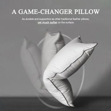 DWR Goose Feather Down Medium Support Pillows for King Beds