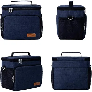 Tiblue Insulated Lunch Bag for On-the-Go Meal Storage
