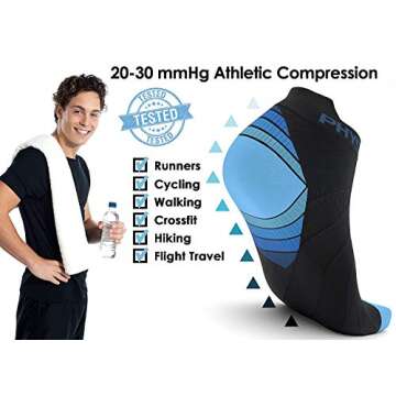 Physix Gear Compression Socks for Men & Women - Best Support