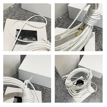 Elegant Knotted Woven Tote Handbag for Women