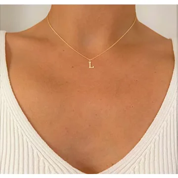 Dainty Gold Initial Necklace for Every Occasion