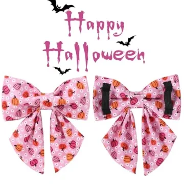 UP URARA Halloween Dog Collar with Adjustable Bow Tie