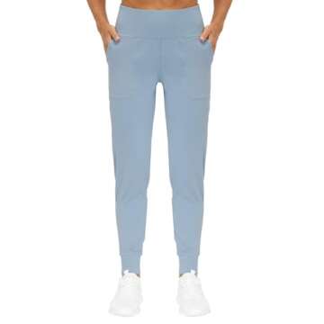 THE GYM PEOPLE Women's Joggers Pants Lightweight Athletic Leggings Tapered Lounge Pants for Workout,...