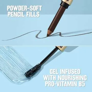 Revlon ColorStay Brow Fantasy, Valentine's Day Makeup, All In One Eyebrow Powder Pencil with Shaping Clear Gel, Smudge-proof, 16HR Visibly Full Brows, 103 Medium Brown