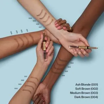 Revlon ColorStay Brow Fantasy, Valentine's Day Makeup, All In One Eyebrow Powder Pencil with Shaping Clear Gel, Smudge-proof, 16HR Visibly Full Brows, 103 Medium Brown