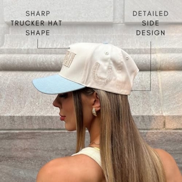 Trendy Vintage Trucker Hats for Men Women Snapback