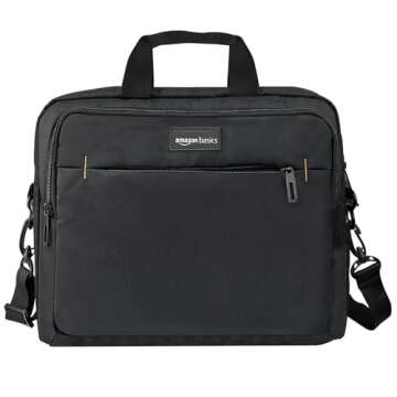 Amazon Basics Laptop Case with Shoulder Strap 15.6 inch